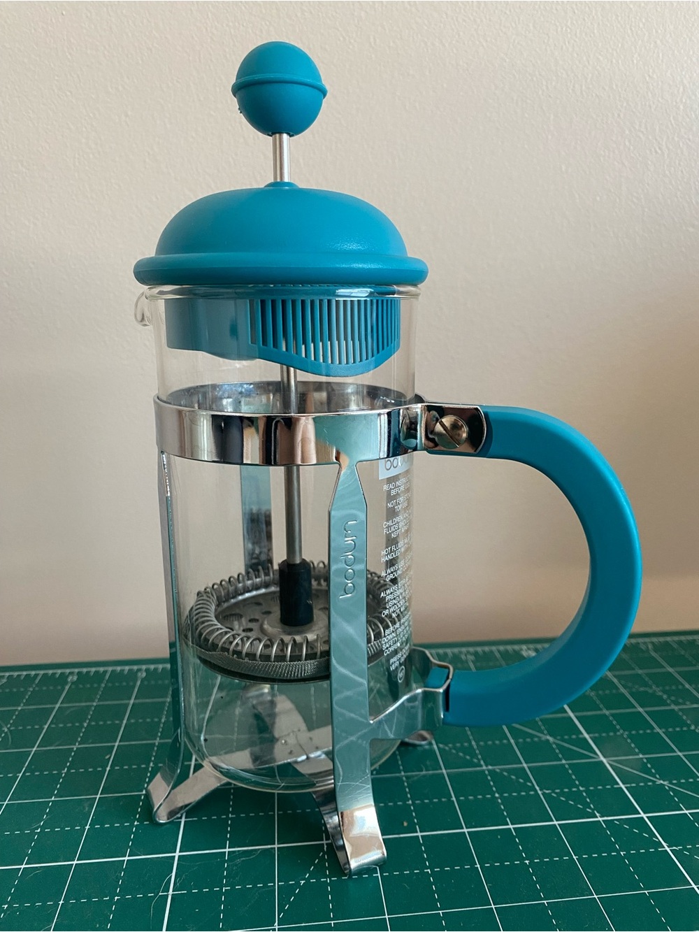 Mini single serve French press
